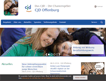 Tablet Screenshot of cjd-offenburg.de